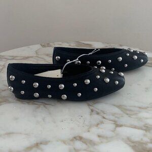 A New Day - Women’s Sammie Studded Ballet Flats w/memory foam - NWT